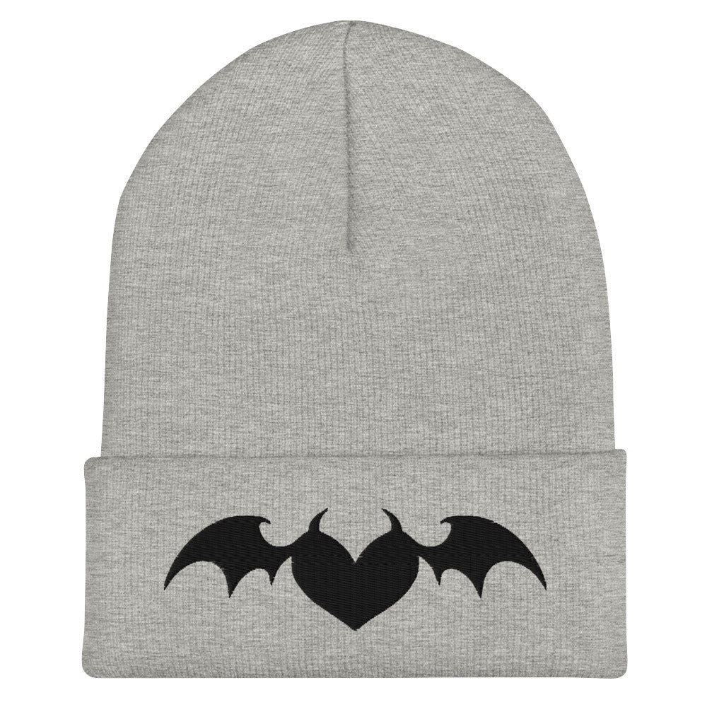 Black Heart Beanie