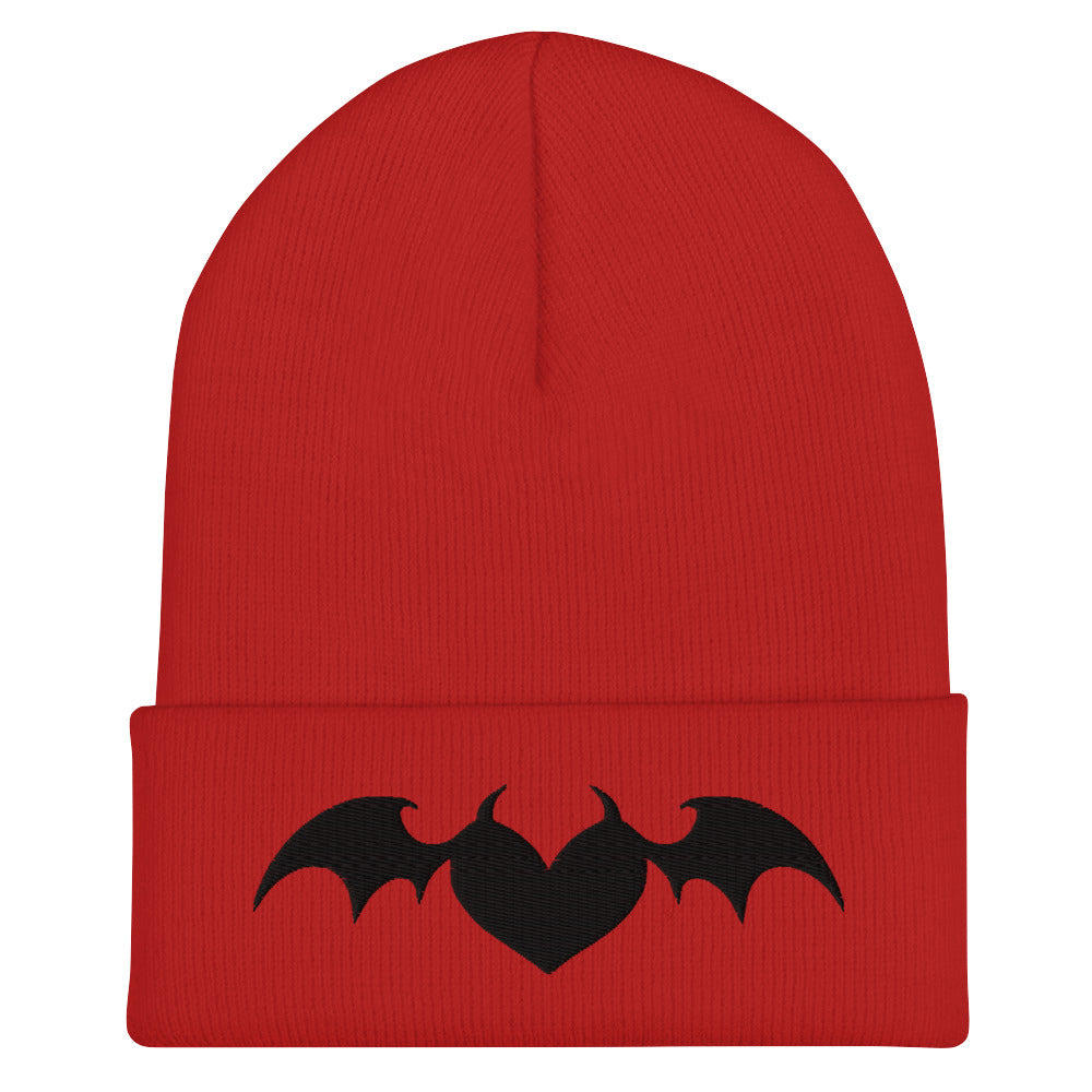 Black Heart Beanie
