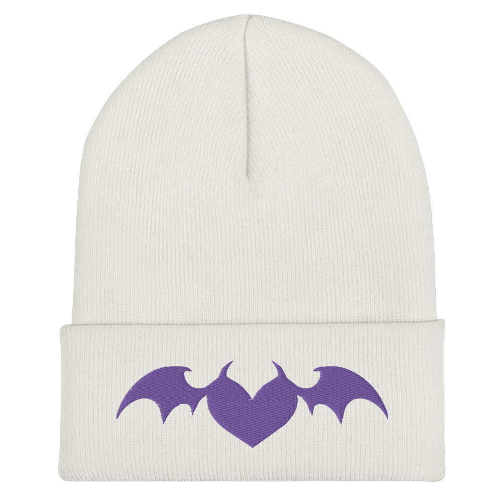 Purple Heart Cuffed Beanie