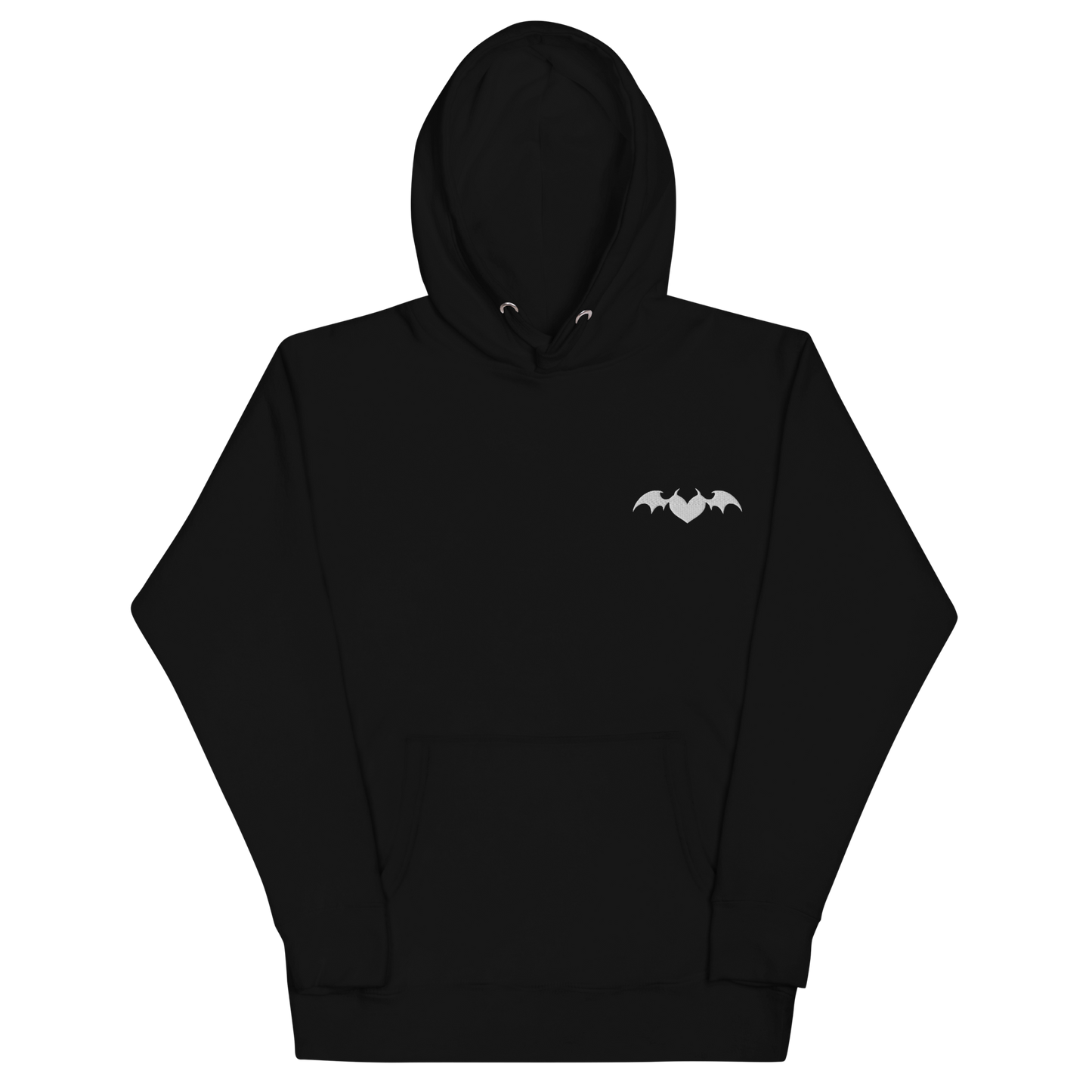 White Heart Unisex Hoodie