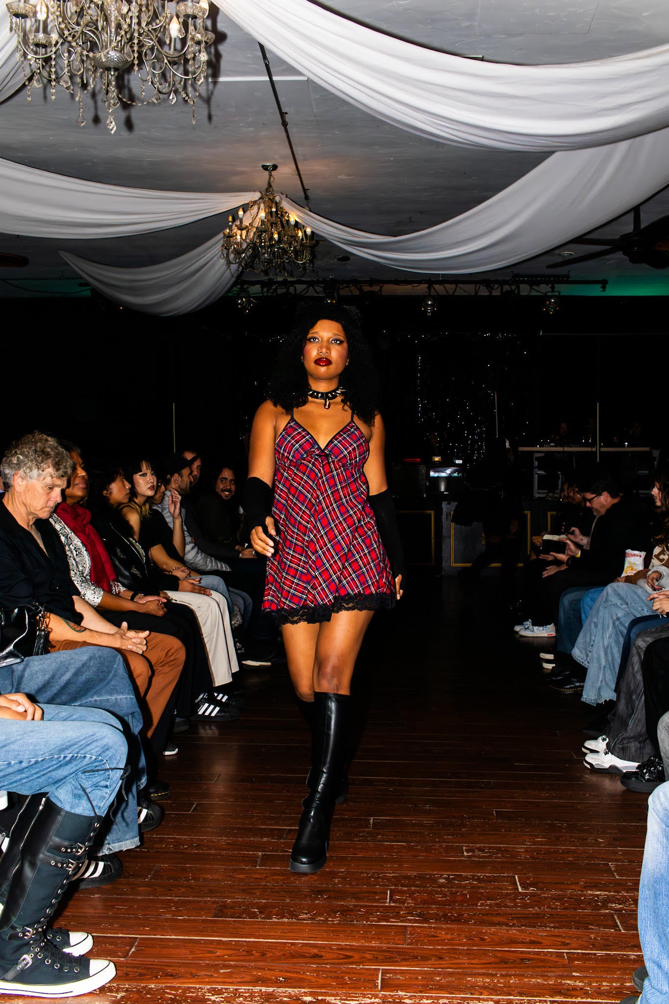 Plaid Babe Slip Dress